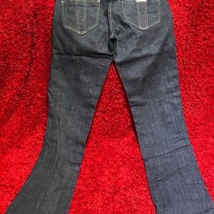 Size 27 Burberry Dark Blue slight Flare Jeans